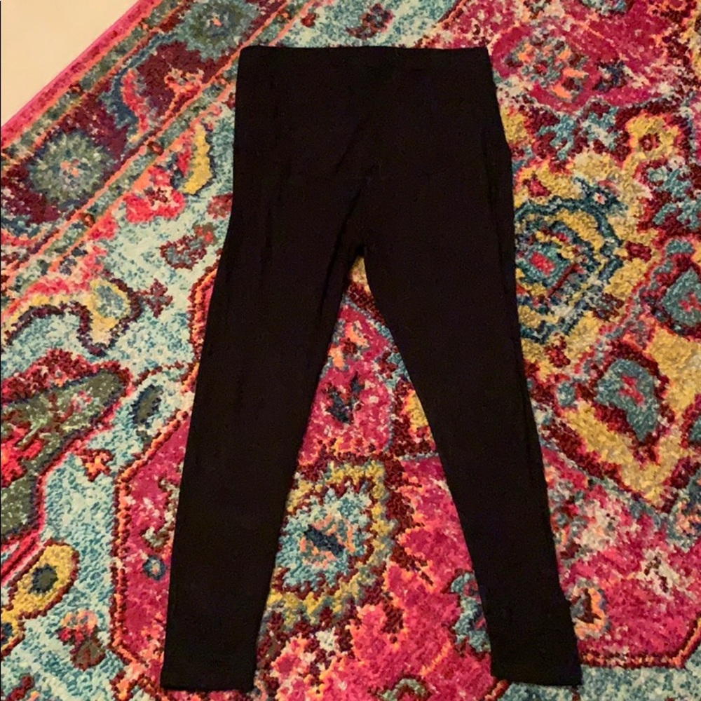 Maternity black leggings